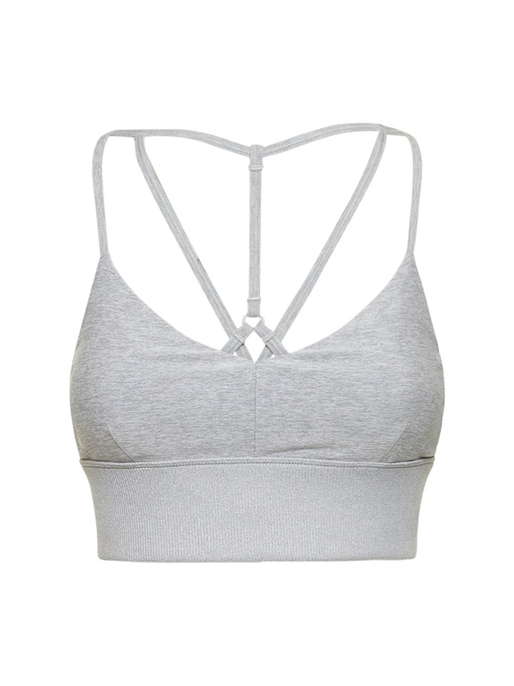 ALO Yoga Alosoft Lavish Bra in Heather Gray - M
